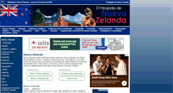 Desktop Screenshot of embajadadenuevazelanda.org